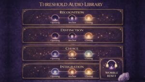 The Threshold Path: Guided Audio Gateways